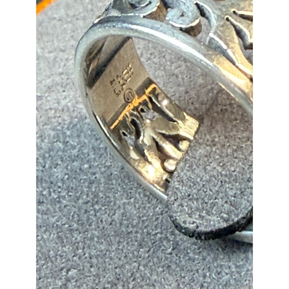 Retired JAMES AVERY Open Adorned Band Ring in Sterling Silver Size 7 - Picture 7 of 7